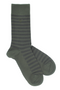 The Earl Striped Bamboo Socks - Sage Green, Set of 4