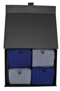 "Déjà Blue" Bamboo Socks Gift Box