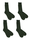 The Duke Ribbed Bamboo Socks - Putting Green, Set of 4