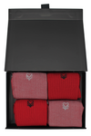 "Simply Red" Bamboo Sock Gift Box